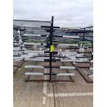 Double Sided Welded Steel 8 Tier Stock Rack 5.3m L x 1.65m W x 2m H