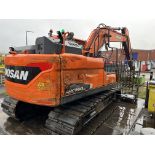 Doosan 140LC-5 Crawler Excavator Serial No. DHKLFB8RAH001736 (2018) Rubber Tracked Fitted with PSG60