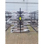 Double Sided Welded Steel 8 Tier Stock Rack 5.3m L x 1.65m W x 2m H