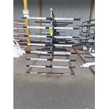 Welded Steel Double Sided Steel Stock Rack 5.2m x 1.65m W x 2.09m H