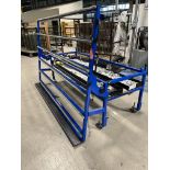 1, MS flat/tilt preperation and assembly bench with tool and component storage, Table top rotates a