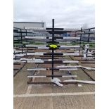 Double Sided Welded Steel 8 Tier Stock Rack 5.3m L x 1.65m W x 2m H