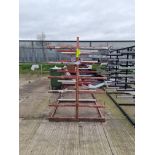 Double Sided Welded Steel 6 Tier Stock Rack 5.24m L x 1.41mW x 2m H