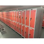 33, 2 Compartment Steel Lockers, 1 Damaged