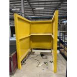 Steel Tipping Bin Safety Enclosure, 2.1m D X 1.64m W X 2.3m H