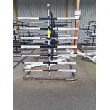 Welded Steel Double Sided Steel Stock Rack 5.2m x 1.65m W x 2.09m H