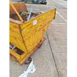 Forklift Truck Tipping Skip