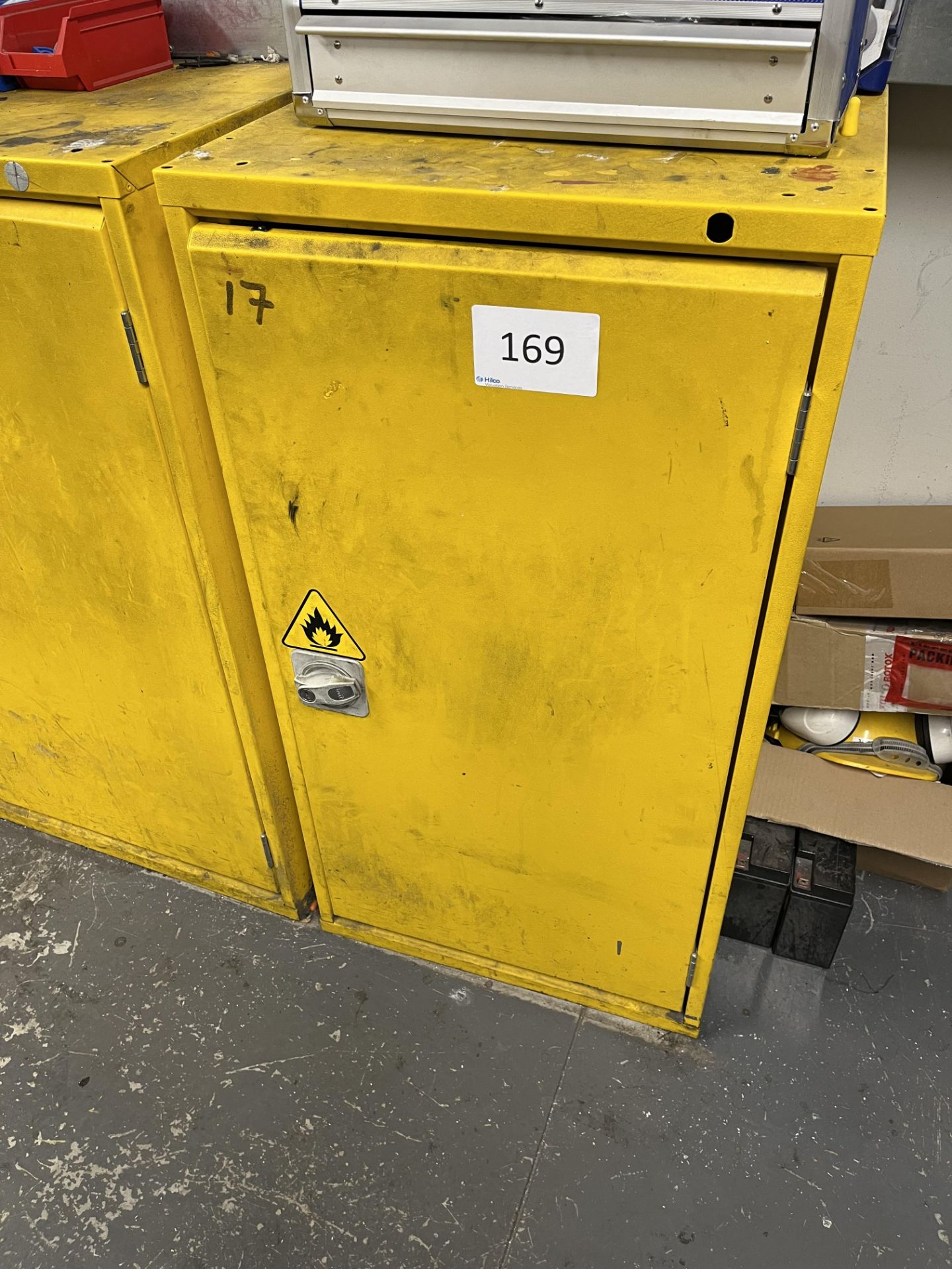 1, Single door COSHH cabinet