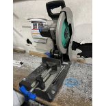 Evolution S355 Steel Cutting Chop Saw (2021) and Bench as Photographed