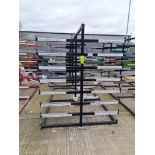 Double Sided Welded Steel 8 Tier Stock Rack 5.3m L x 1.65m W x 2m H