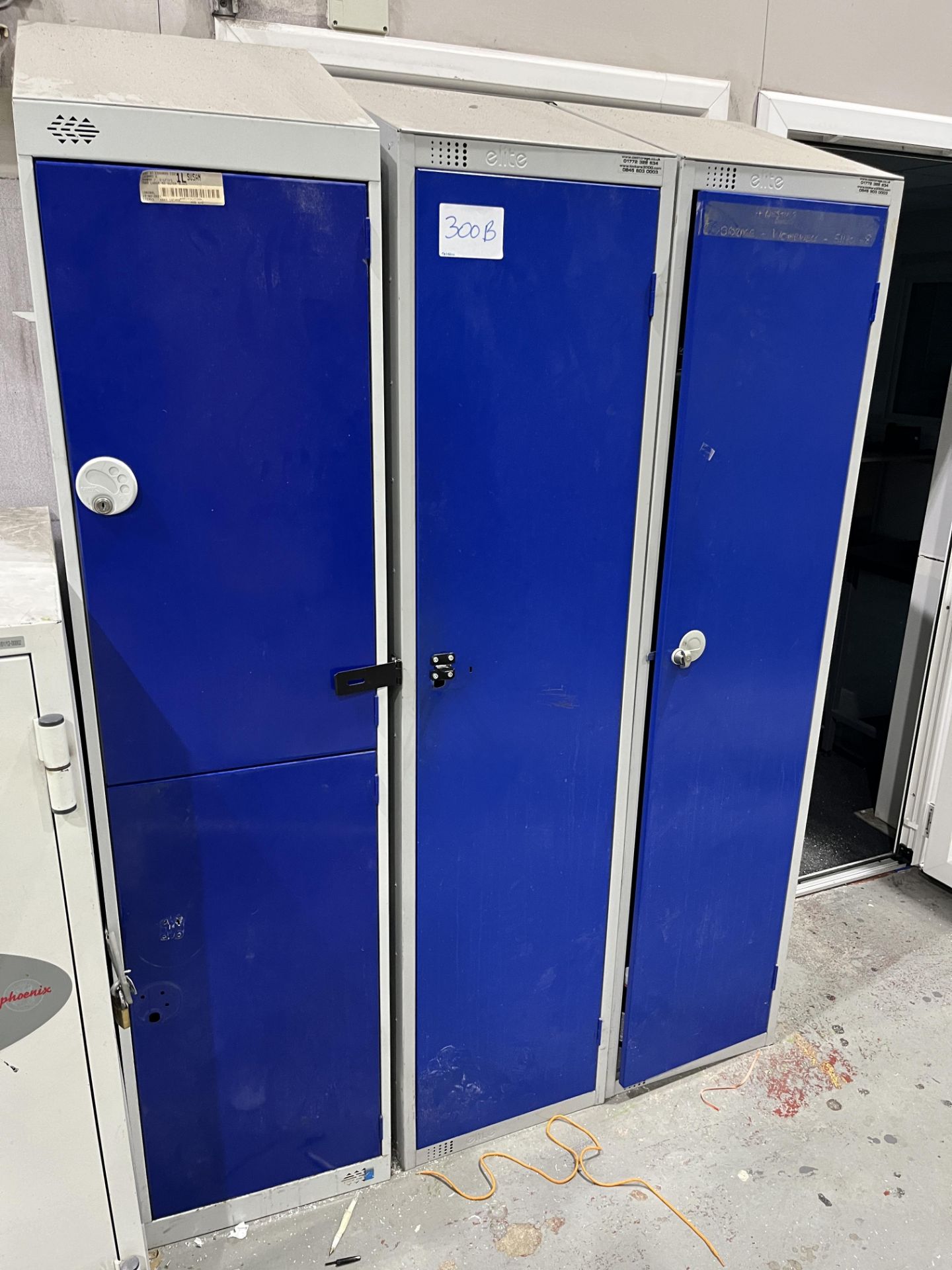 3 Elite Steel Locker Units