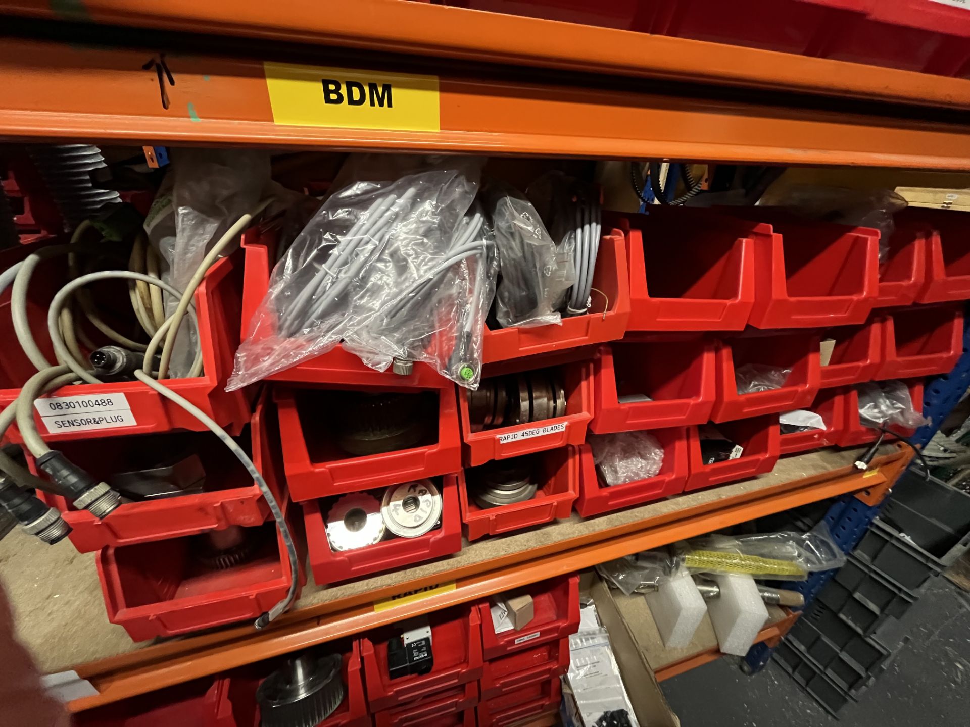1, Single shelf of Rapid cutting/milling centre various assorted spares. - Image 2 of 3