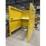 Steel Tipping Bin Safety Enclosure, 2.1m D X 1.64m W X 2.3m H