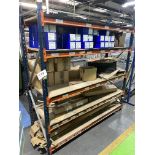 Single Bay Light Duty Racking With 5 Shelves Including Contents