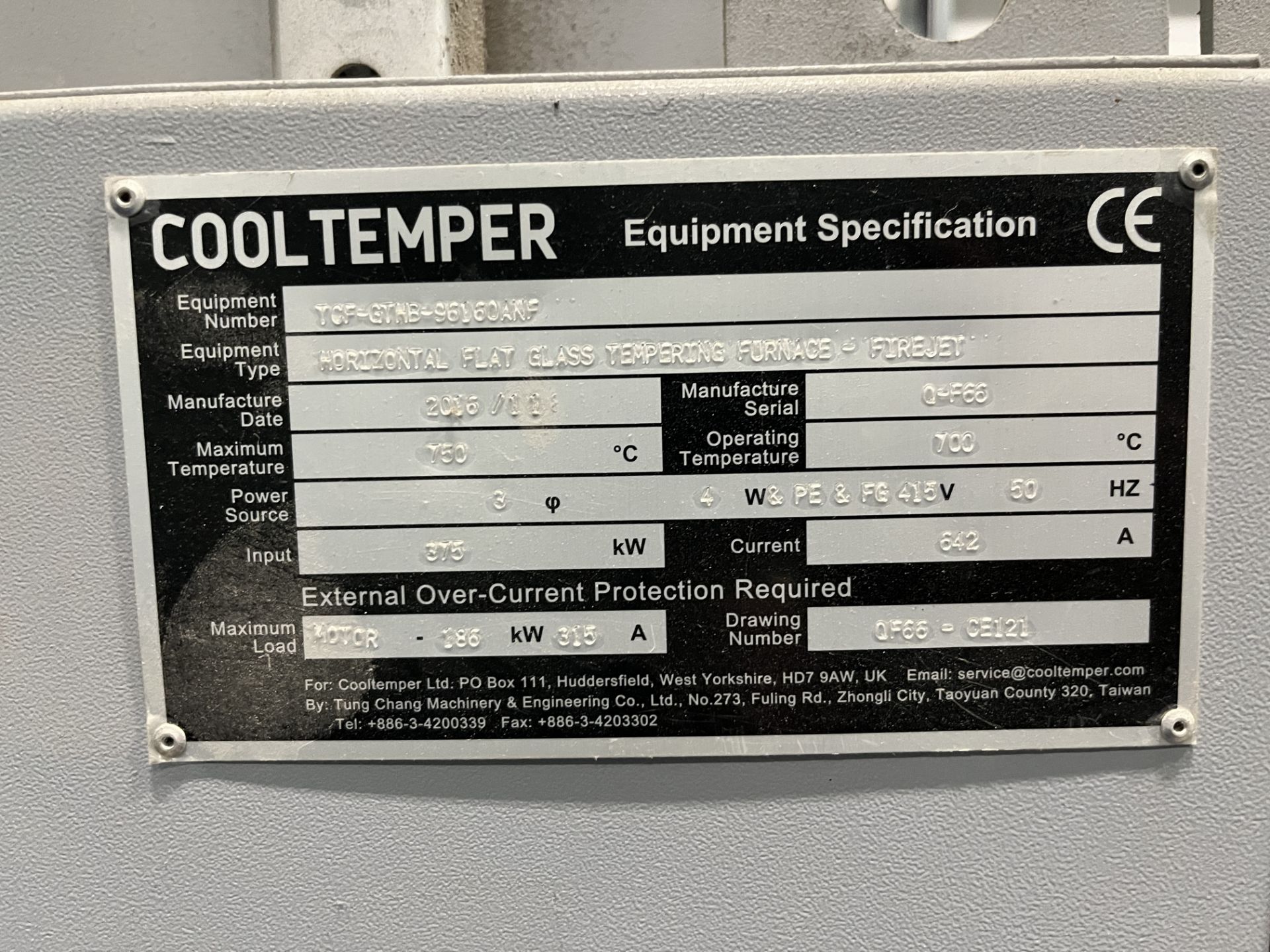 Cooltemper Firejet Convection Flat Glass Tempering Furnace - Image 15 of 18