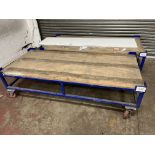 2 Steel Framed Platform Trolleys