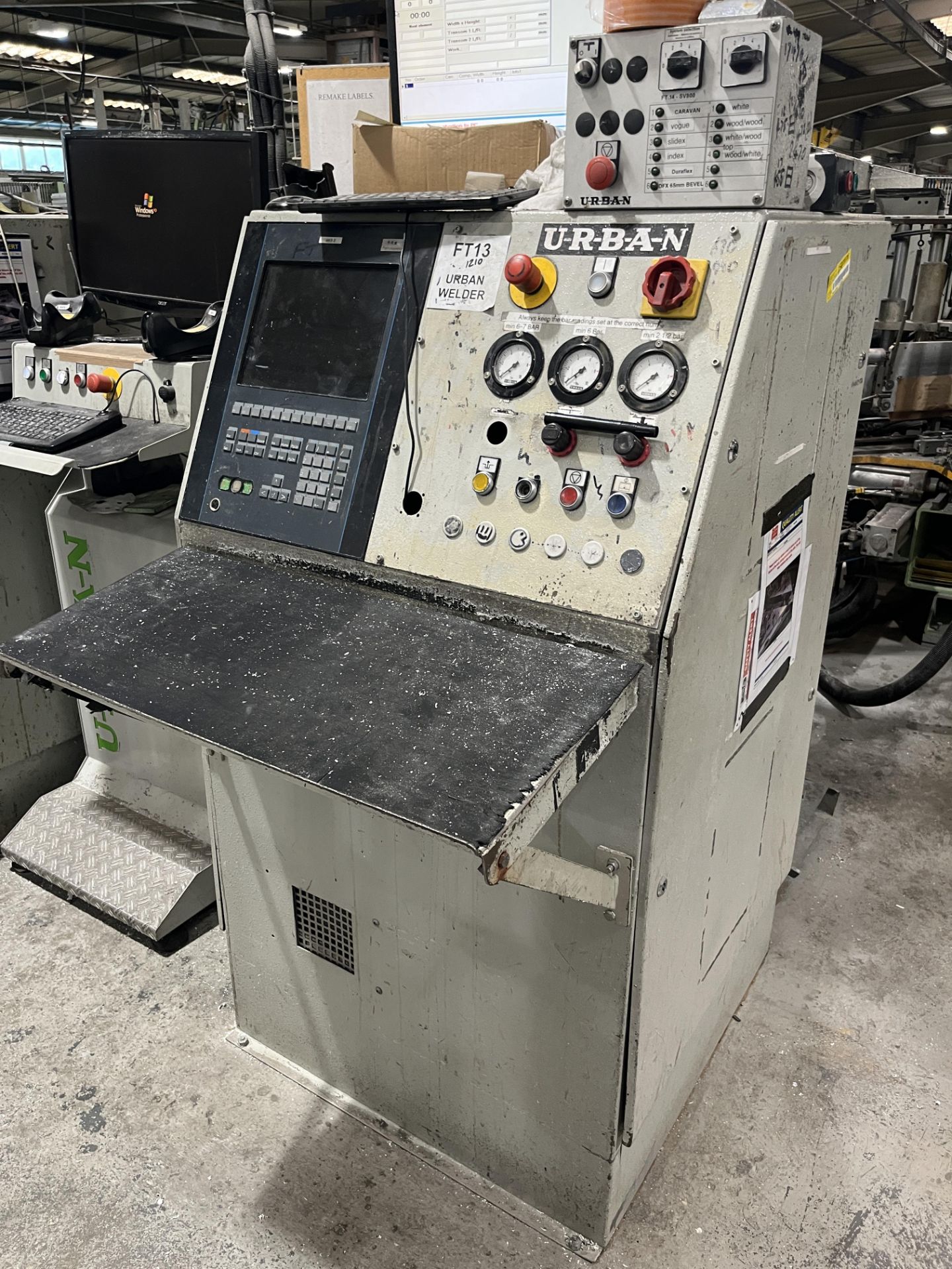 FT13 Urban AKS 6105/6-35/27 6 Head CNC Automatic Horizontal Welder Serial No. 6100375 (2008) with Co - Image 2 of 2