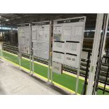 3, Set of three visual management boards