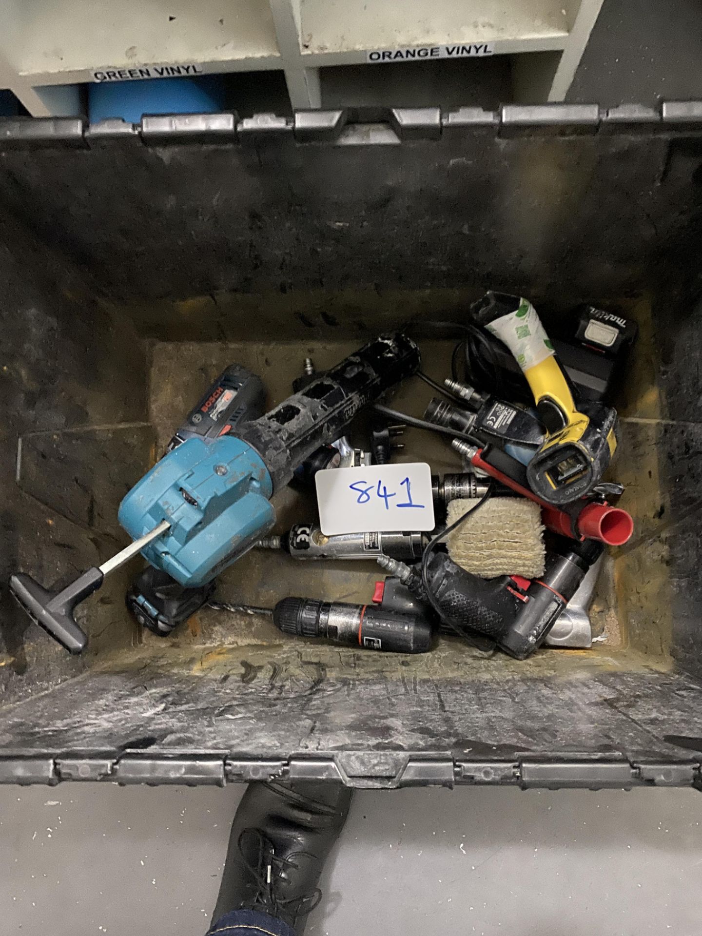 Qty of Various Handtools In Plastic Crate