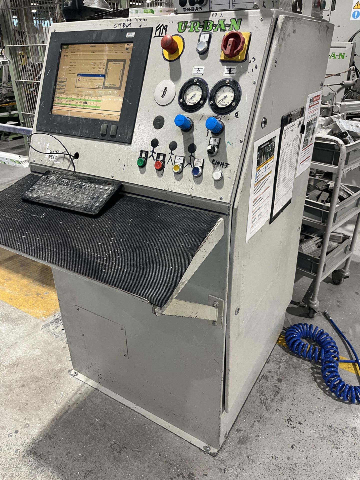FT19 Urban AKS 6600 CNC 6 Head Automatic Horizontal Welder Serial No. 6600109 (2012) with Control Pa - Image 3 of 3