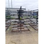 Double Sided Welded Steel 8 Tier Stock Rack 5.3m L x 1.65m W x 2m H