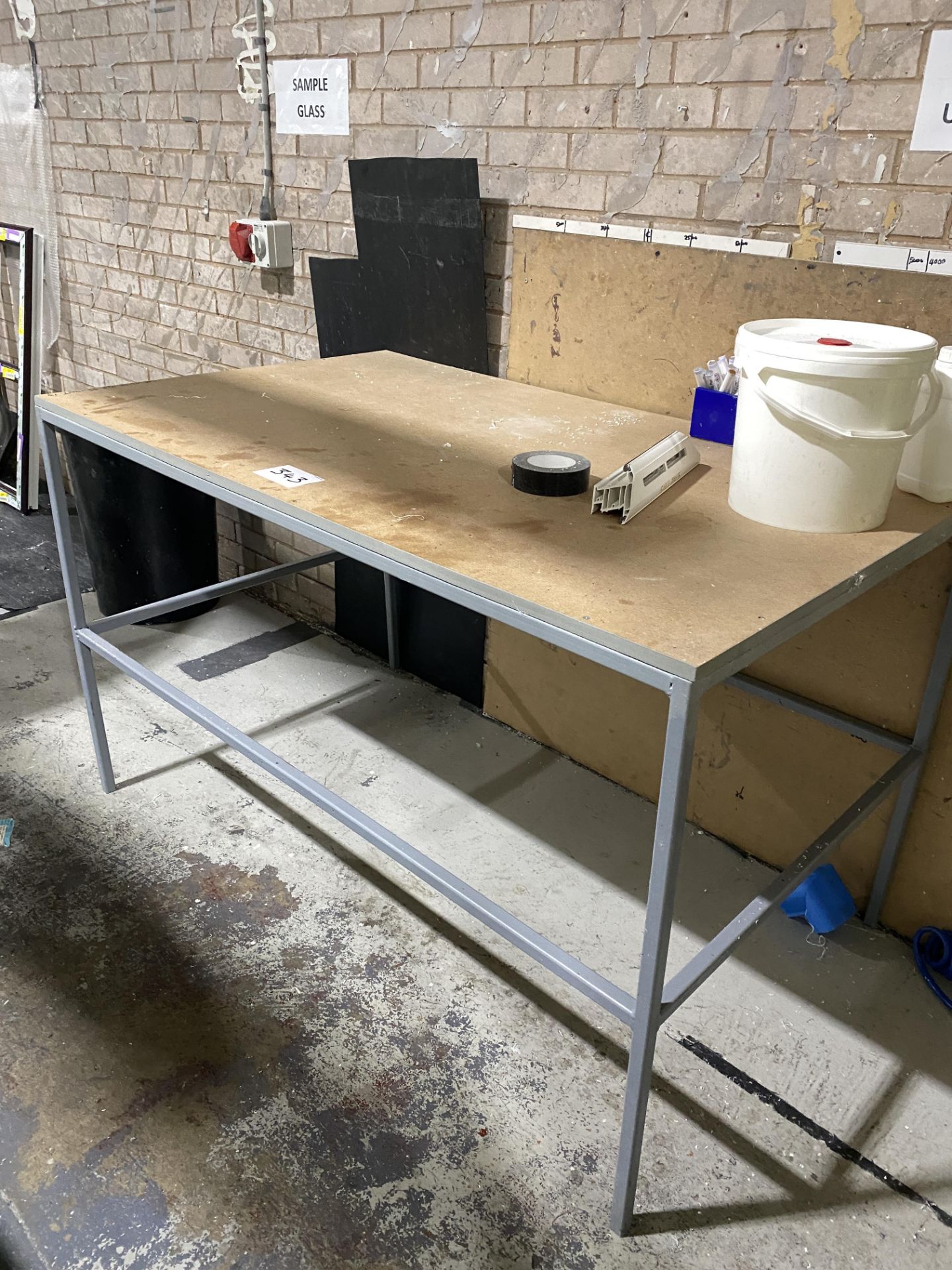 Steel Framed Table 1m x 1.5m