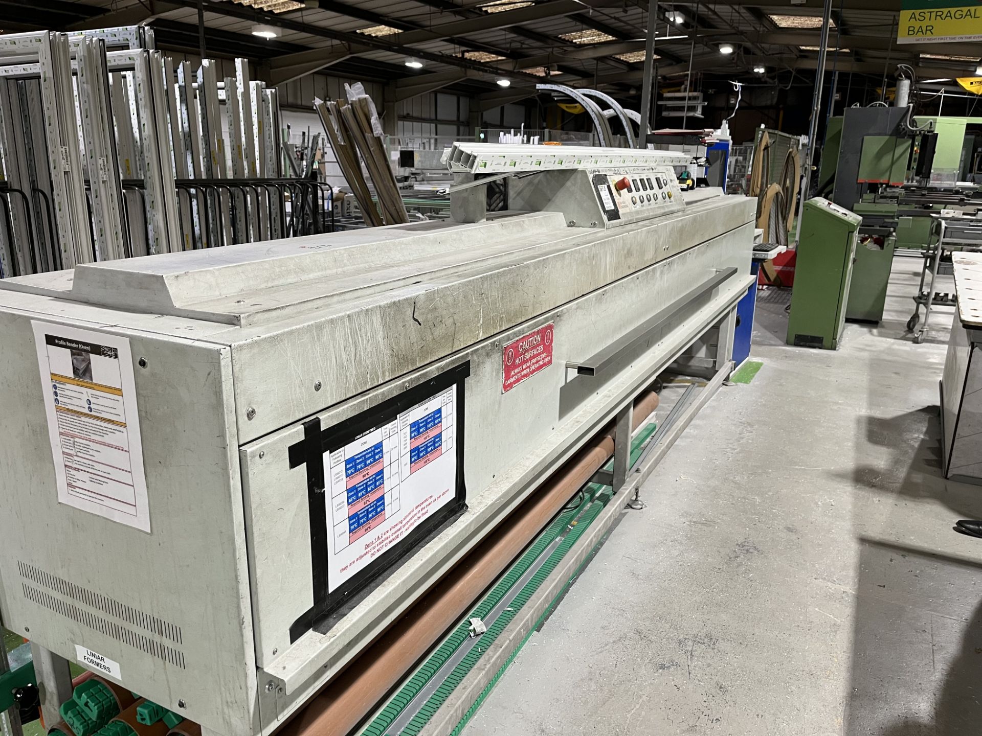 Uni-Form Profile Arch Forming Line Comprising; 1 x SPO5 Uni-Form Engineering Superflex Rev 3 4 Zon