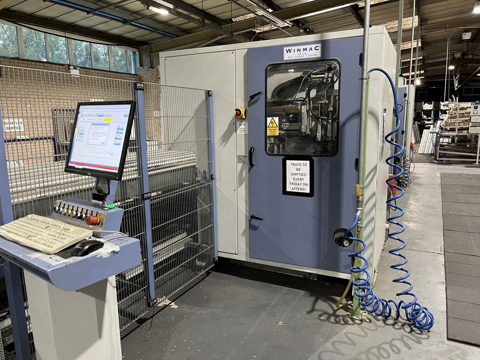 Rotox High Speed CNC Welding and Cleaning Sash Line Comprising: 1 x Rotox 6045 Horizontal Quad Welde - Image 6 of 13