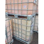 2 IBC Cages + Plastic Tank Contents Must Be Removed With Tank