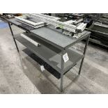 4 x Steel Fmd 2 Tier Work Table, 1800m x 600m and 1 x 2m x 1.2m