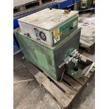 1, Bead saw with infeed and outfeed units. Working condition when removed.