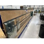 3, 2.4m two sided glass rack