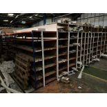 Quantity of Slotted Steel Racking and Contents as Photographed
