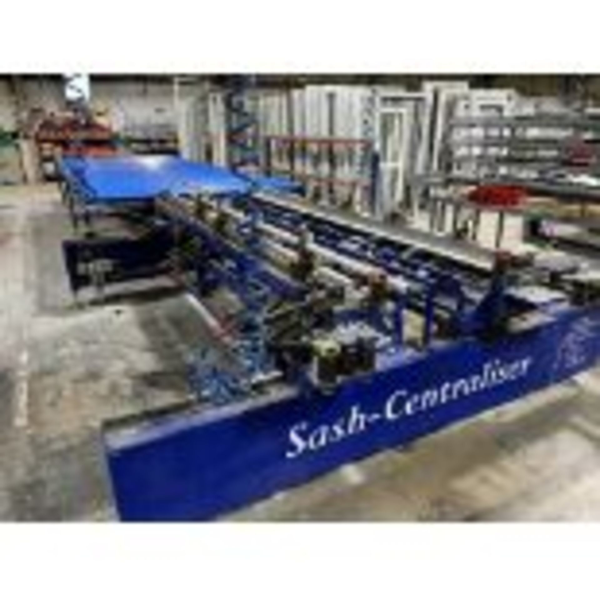 1 x FW Frost Engineers Sash-Centrilser Door Jig with Associated Gravity Roller Conveyors - Image 2 of 3