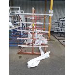 Welded Steel Double Sided Steel Stock Rack 5.2m x 1.65m W x 2.09m H