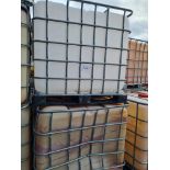 2 IBC Cages + Plastic Tank Contents Must Be Removed With Tank