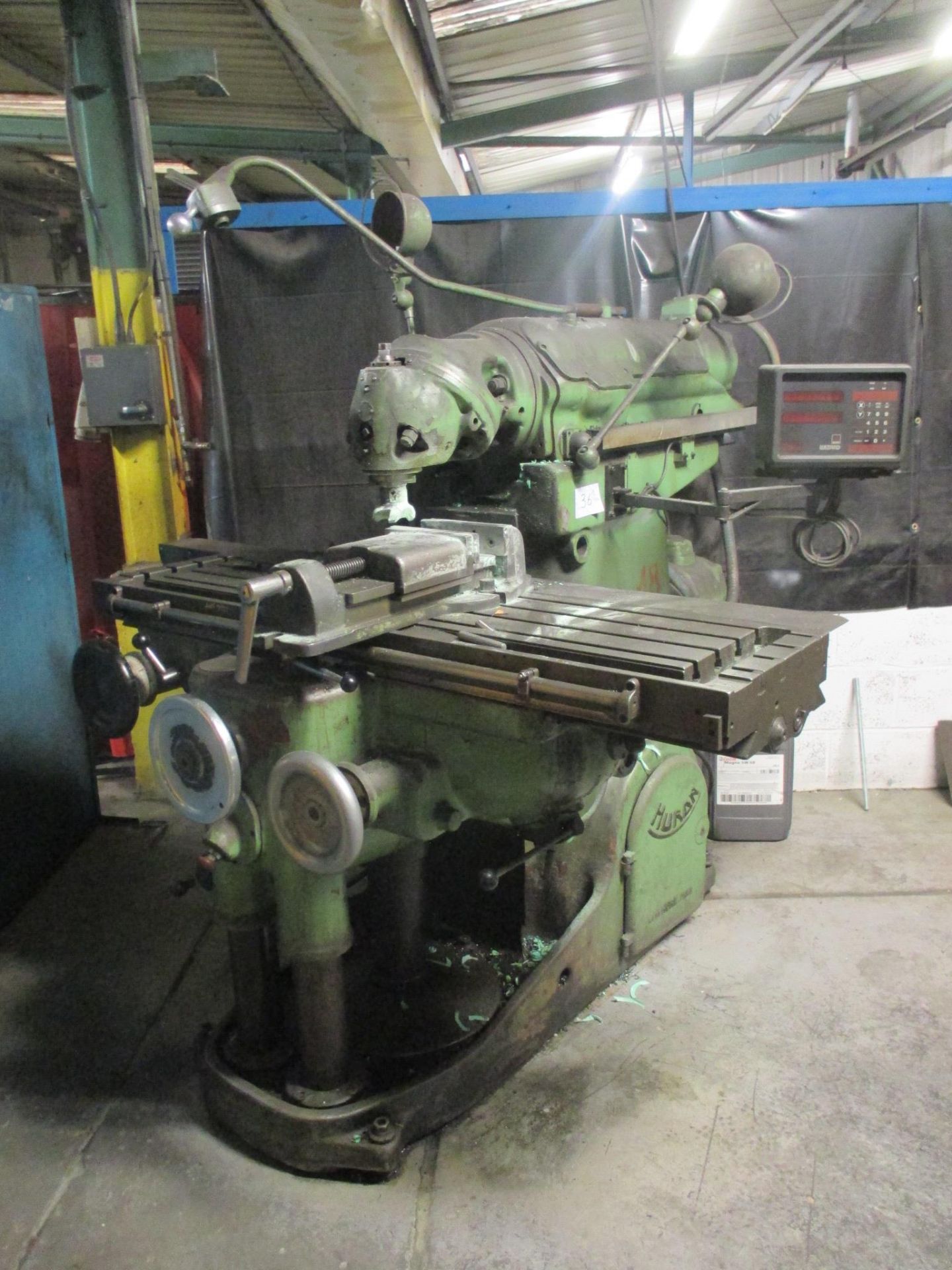 1: Huron KU-5 Milling Machine With Wizard Controls