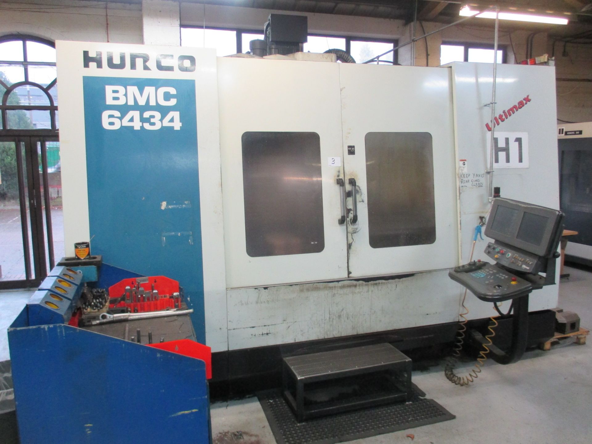 1: Hurco BMC6434 CNC Vertical Machining Centre. Year of Manufacture: 1999. No Spindle