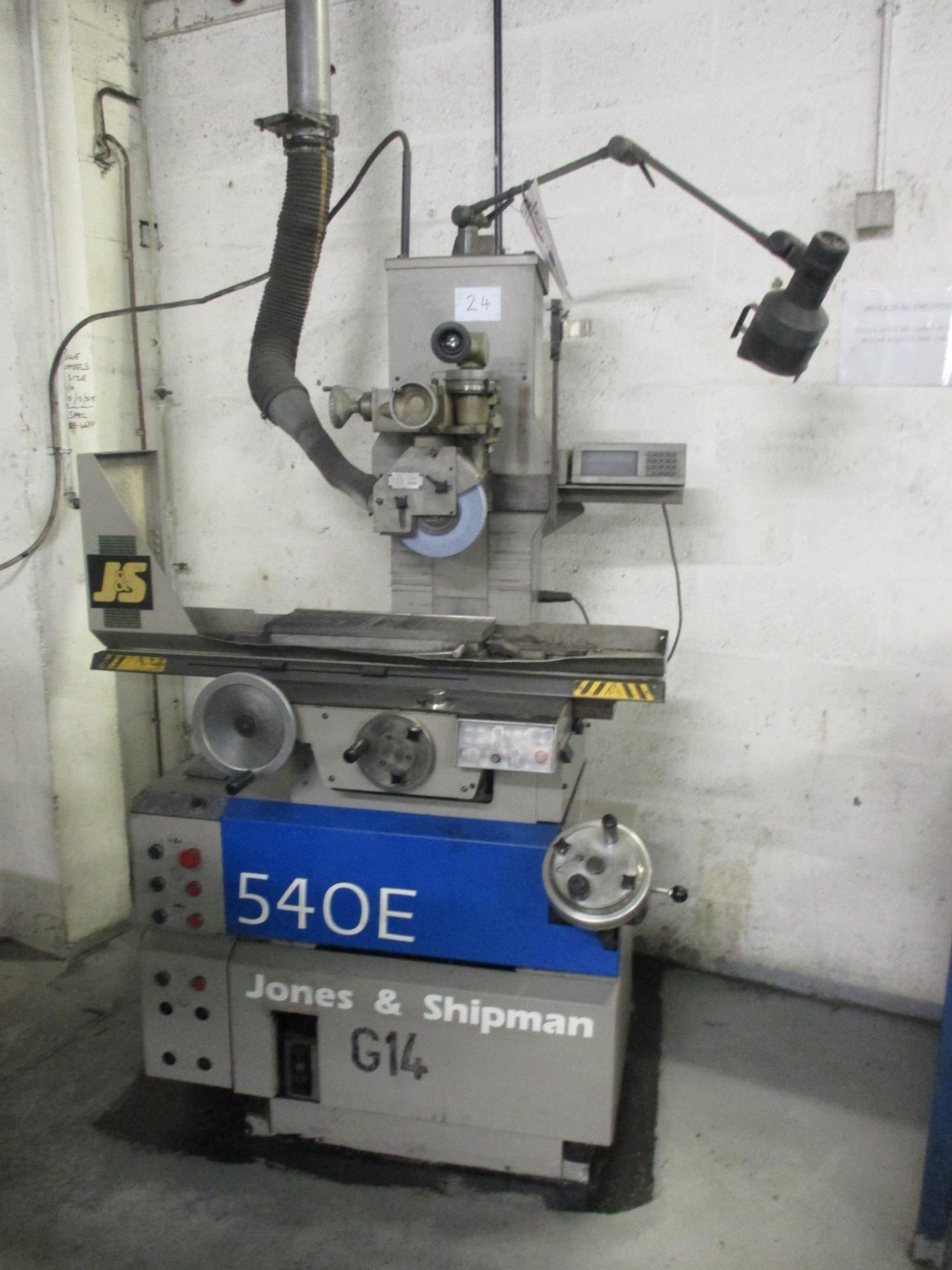 1: Jones-Shipman 540E Surface Grinder. Year of Manufacture: 1997