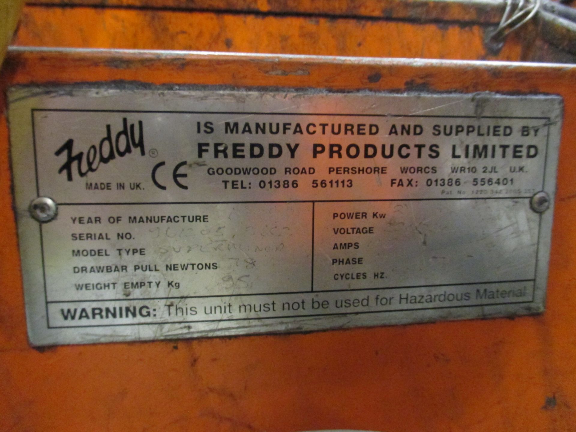 1: Freddy Superminor Coolant Vacuum - Image 2 of 2