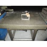 1: Granite Surface Table and Stand, 48" x 36"