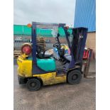 1: Komatsu FG18HT-17 LPG 1.75Ton Forklift Truck, Running Hours: 7,812 (2004). LOCATED IN DUDLEY