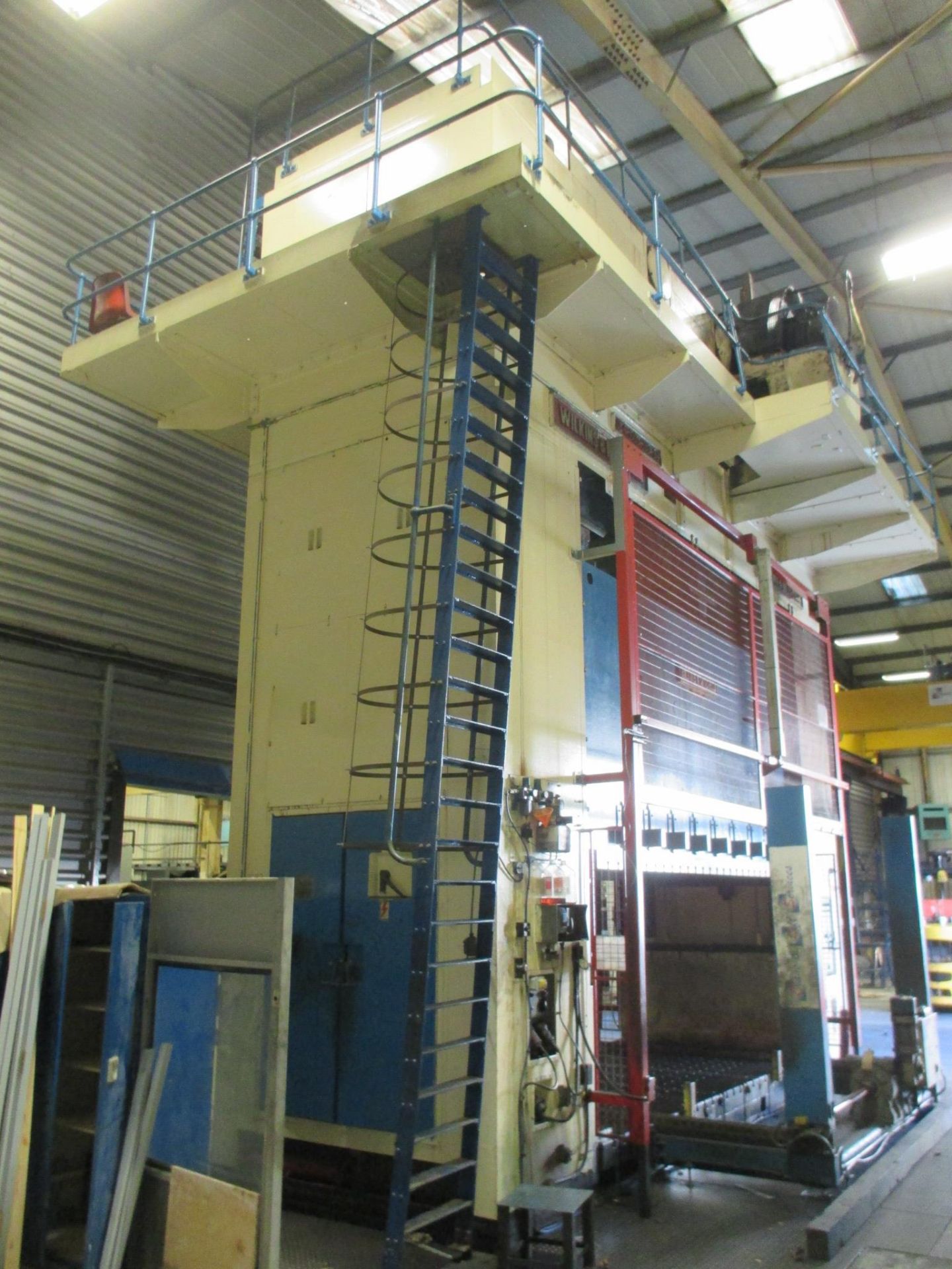 Wilkins & Mitchell SE4-1000-180-84 1,000 Ton Trimming Press