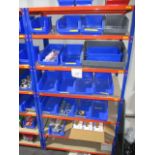 4, Bays of Lightweight Shelving and Contents