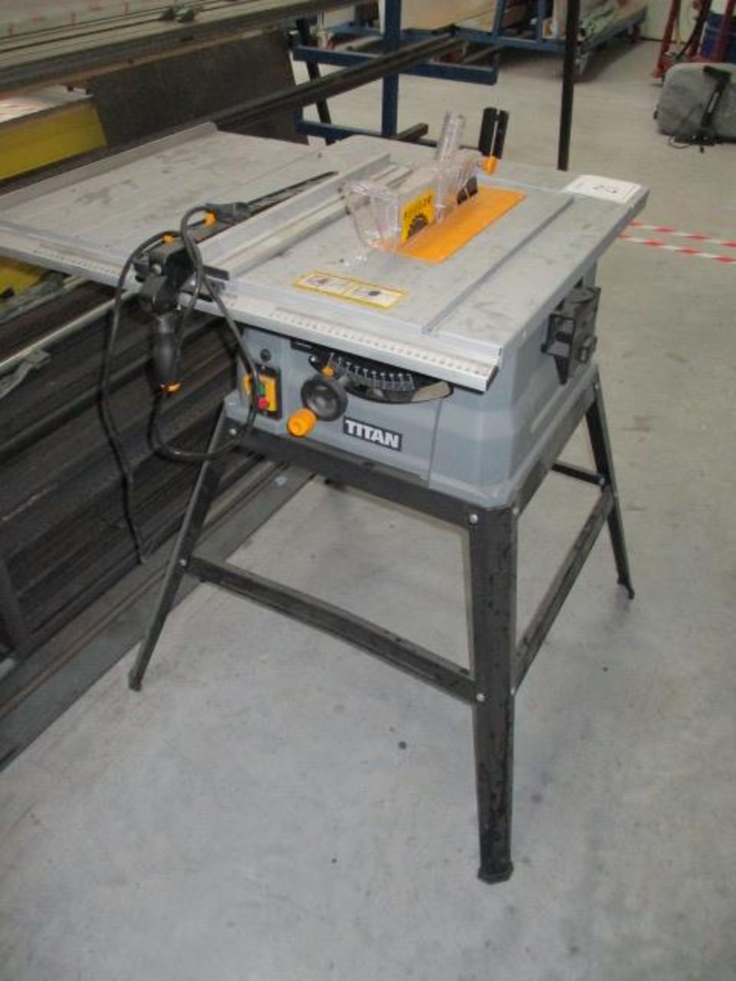 1, Titan TTB763TAS, 1500w Table Saw. Serial No. 00238