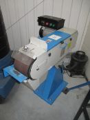 1, Fervi 0691/400V, Tilting Belt Linisher Serial No. 10772108 (2021) with Portable Extraction Unit
