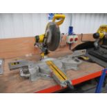 1, DeWalt DWS780, Table Mounted Circular SawSerial No. 52659 With Portable Extraction Unit.