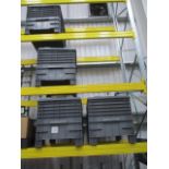 4, Rigid Plastic Pallet Boxes as Lotted
