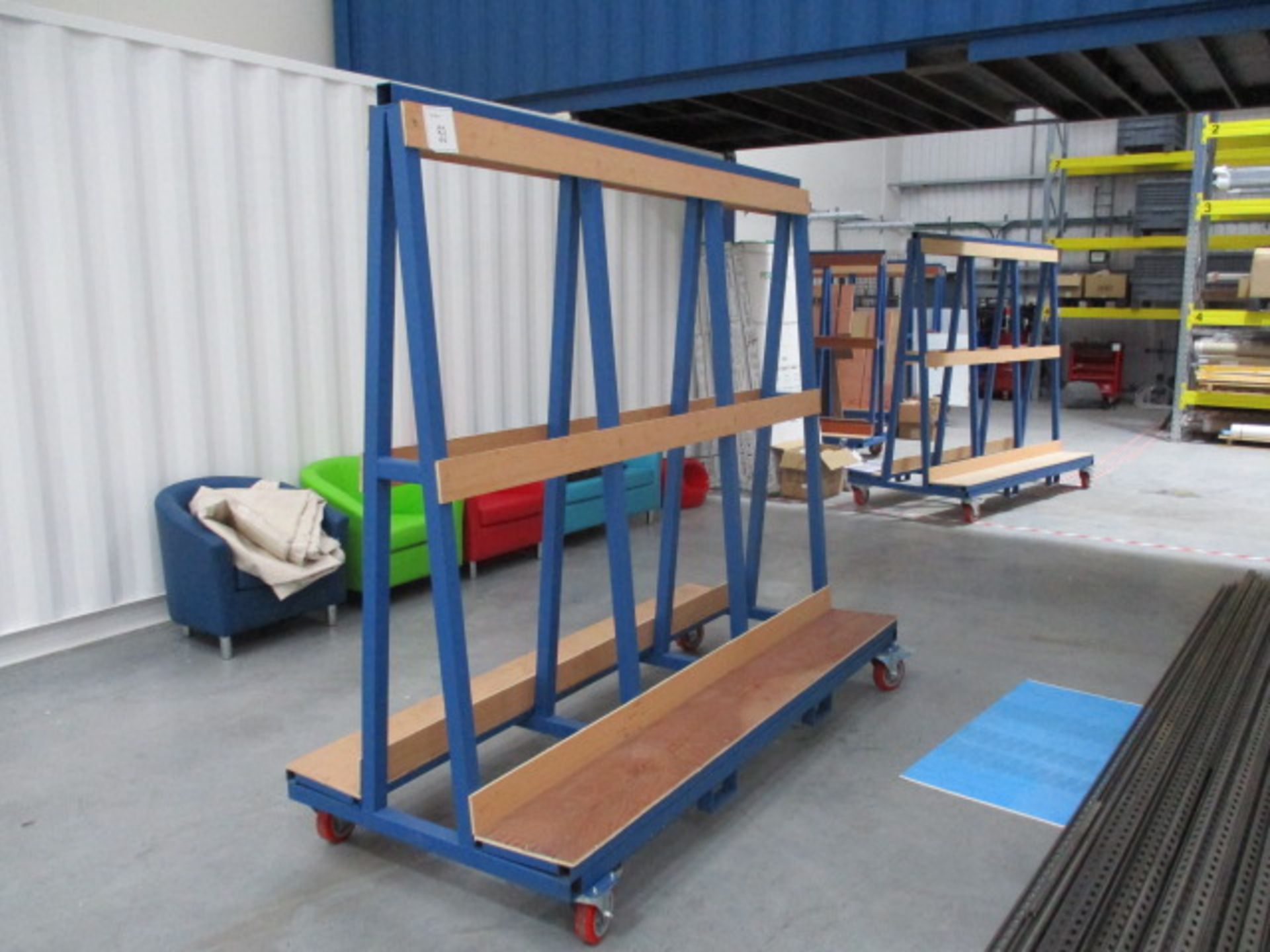 1, Mobile Steel A Frame 2.3m Long x 1m Wide x 2.1m High