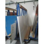 1, Mobile Steel A Frame 2.3m Long x 1m Wide x 2.1m High with Contents As Lotted